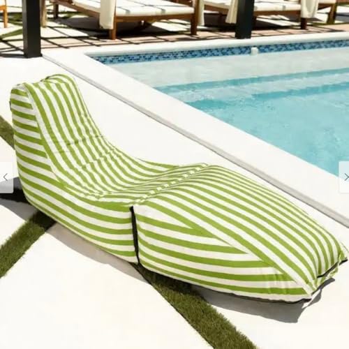 Riesiger Wasserdichter Sitzsack (ohne Füllmaterial), Sitzsackstuhl, Sitzsacksofa, Sitzsack For Draußen, Wasserdichter Oxford-Chaiselongue-Sitzsackbezug For Den Außenbereich, Garten, Strand, Camp, Sitz von SXBCyan