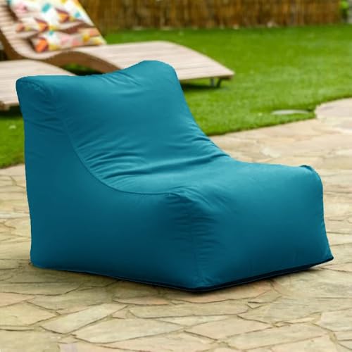 Schwimmender Sitzsack for Pool Ohne Füllstoff, Strandkorb, Sitzsack for Den Außenbereich, Liegeabdeckung, Schwimmbecken, Schwimmhocker, Strandclub, Ottomane(Baoblue) von SXBCyan