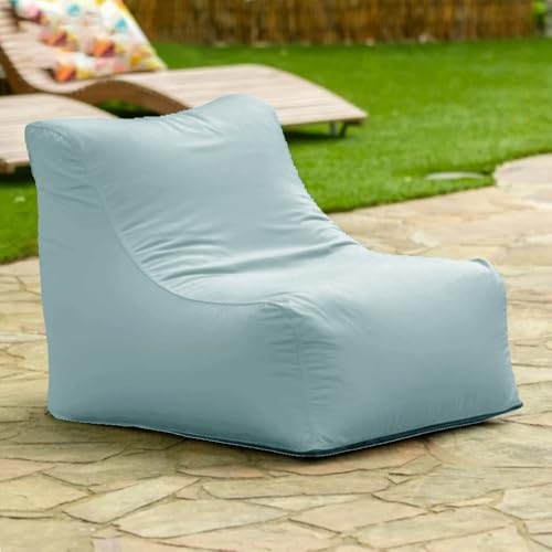 Schwimmender Sitzsack for Pool Ohne Füllstoff, Strandkorb, Sitzsack for Den Außenbereich, Liegeabdeckung, Schwimmbecken, Schwimmhocker, Strandclub, Ottomane(Dustgreen) von SXBCyan