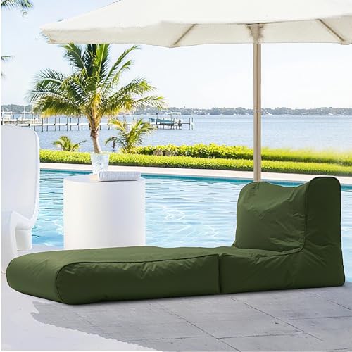 Sitzsackbezug Mit Doppeltem Verwendungszweck For Den Außenbereich, Schwimmbeckenliege, Klappbares Schlafsofa, Wasserdicht, Oxford-Chaiselongue-Pouf-Bezug Ohne Füllmaterial, Garten, Strand(Ink green) Sitzsackbezug Mit Doppeltem Verwendungszweck For Den Außenbereich, Schwimmbeckenliege, Klappbares Schlafsofa, Wasserdicht, Oxford-Chaiselongue-Pouf-Bezug Ohne Füllmaterial, Garten, Strand(Ink green) von SXBCyan