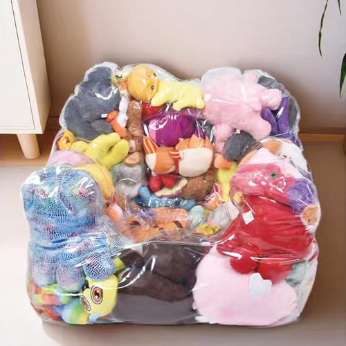 Transparente Stofftier-Sitzsack-Aufbewahrung For Kinder, Extra Großer Wasserdichter Sitzsack-Stuhl For Kinder Mit Reißverschluss, PVC-Sitzsack-Stuhl For Kinder, Plüschtiere, Aufbewahrung Und Organisat Transparente Stofftier-Sitzsack-Aufbewahrung For Kinder, Extra Großer Wasserdichter Sitzsack-Stuhl For Kinder Mit Reißverschluss, PVC-Sitzsack-Stuhl For Kinder, Plüschtiere, Aufbewahrung Und Organisat von SXBCyan