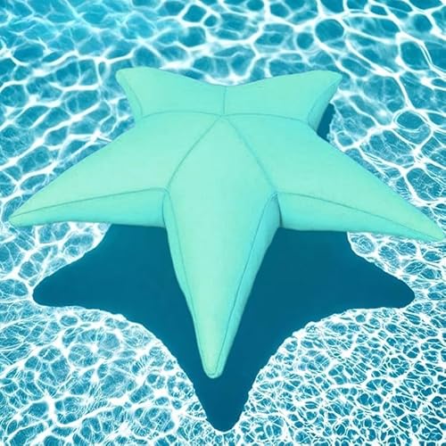 Wasserdichter Sitzsack Ohne Füllmaterial for Den Außenbereich/zu Hause, Schwimmt Wiederverwendbarer Sitzsack for Schwimmen, Netzgewebe, Seastar-Sitzsackbezug(Baogreen,L-140cm-empty Cover) von SXBCyan
