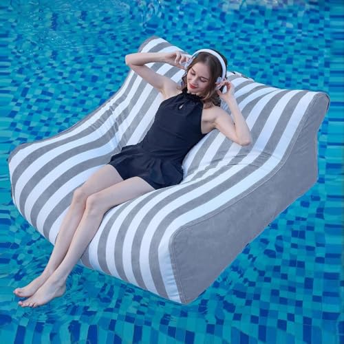 Wasserdichter Sitzsack - Schwimmender Sitzsack For Den Pool (ohne Füllmaterial) - Schwimmender Sitzsack For Den Pool - Sitzsack For Draußen - Sitzsacksofa - Riesensitzsack - Bequemer Großer Sitzsack F von SXBCyan