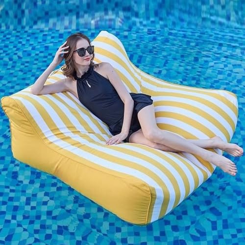 Wasserdichter Sitzsack - Schwimmender Sitzsack For Den Pool (ohne Füllmaterial) - Schwimmender Sitzsack For Den Pool - Sitzsack For Draußen - Sitzsacksofa - Riesensitzsack - Bequemer Großer Sitzsack F von SXBCyan