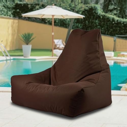Wasserdichter Sitzsack for Boote, Ohne Füllmaterial, Schwimmender Sitzsack for Den Pool – wasserdichte Sitzsackhülle for Den Außenbereich – Sitzsack-Lounge for Den Außenbereich(Coffee) von SXBCyan