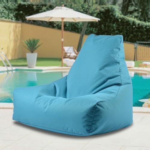 Wasserdichter Sitzsack for Boote, Ohne Füllmaterial, Schwimmender Sitzsack for Den Pool – wasserdichte Sitzsackhülle for Den Außenbereich – Sitzsack-Lounge for Den Außenbereich(Lake Blue) von SXBCyan