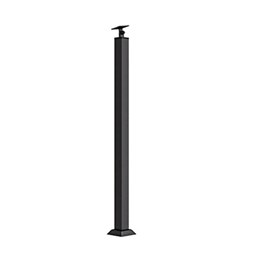 Handläufe für Außen treppen für 1 2 3 4 5 Stufen Treppengeländer Eingangsgeländer Handlauf Geländer Hauseingang Treppenhandlauf Stufengeländer Holz und Schmiedeeisen Metall,Höhe 85 cm von SXBHDM