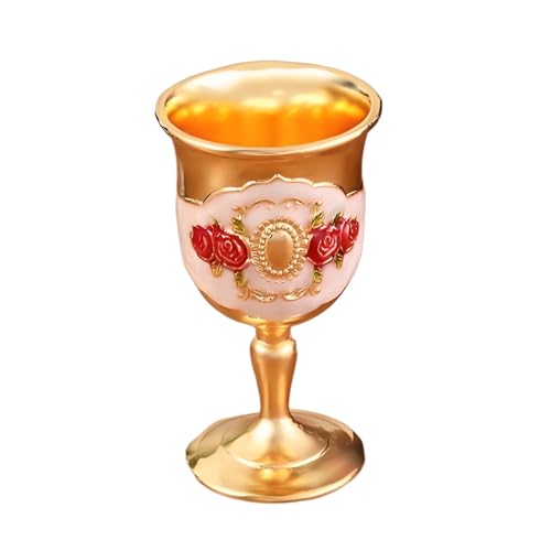 SXDHOCDZ Champagnerflöten aus Metall, Wiederverwendbare Weingläser, Wiederverwendbare Flöten für das Toast-Set für Partys und Hochzeiten zu Hause(E,Tall Cup) von SXDHOCDZ