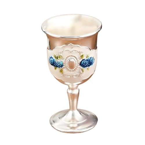 SXDHOCDZ Champagnerflöten aus Metall, Wiederverwendbare Weingläser, Wiederverwendbare Flöten für das Toast-Set für Partys und Hochzeiten zu Hause(H,Tall Cup) von SXDHOCDZ