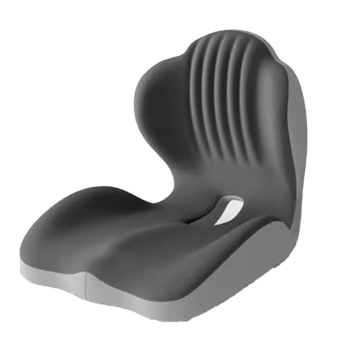 SXDHOCDZ Hochwertiges Sitzkissen aus Memory Foam, reduziert den Druck auf die Bandscheiben, lässt Sich mühelos installieren und ist ideal für langes Sitzen.(Beige,40 * 44 * 37cm) von SXDHOCDZ