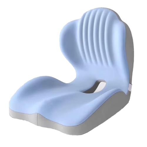 SXDHOCDZ Sitzkissen zur Haltungskorrektur, Sitzkissen aus Memory-Schaum, sehr langlebig, leicht zu reinigen, geeignet für Personen, die Lange sitzen.(Blue,40 * 44 * 37cm) von SXDHOCDZ