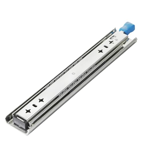 SXDQMX Schwerlastauszug mit Verriegelung, Sanft Schließende Schubladenschienen für Kommoden, Schränke und Küchen, Schubladenauszüge, 2 PCS(36x2.1x0.75 in(90x5.3x1.9 cm)) von SXDQMX