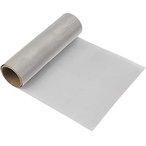 SXEVZOO 1 Rolle 316 Edelstahl-Filtertuch 230 Mesh Sehr Feines Filtersieb Drahtgewebe Hitzebeständig Hardware Tuch Zuschneidbar Für Filtration Entstaubung Abtrennung(1.2x1m) von SXEVZOO