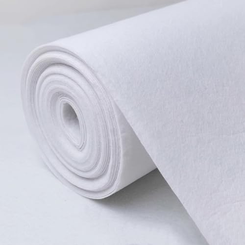 SXEVZOO 1 Rolle Weiß Hochzeit Gangläufer, rutschfest Lang Laufsteg Ausstellung Teppich Läufer für Außenbereich oder Innenbereich Veranstaltung Dekoration (Color : White, Size : 1.5x50m) von SXEVZOO