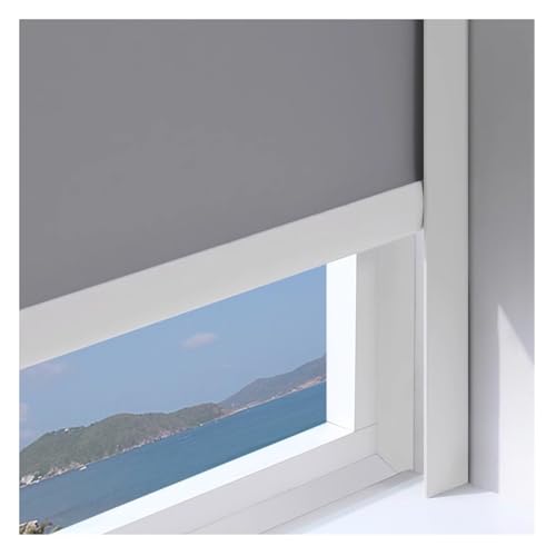 SXEVZOO 2er-Pack Lichtschutzstreifen Für Fenster L-Form, Selbstklebend Lichtblocker An Den Seiten Von Verdunkelungsrollos, PVC Verdunkelungsrollo-Seitenschienen(White 2pcs,105cm) von SXEVZOO