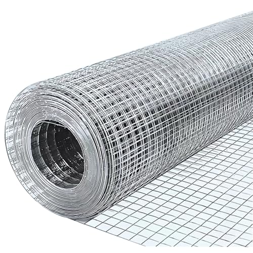 SXEVZOO 304 Edelstahl-Drahtgeflecht – Loch 9x9mm, Hühnerdraht, Tierschutz-Drahtzaunrolle Für Füllen Von Lücken Rund Um Haus Und Garten(0.7x26m) von SXEVZOO