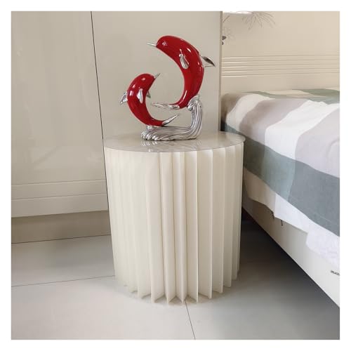 SXEVZOO Faltbarer Heim-Zylinderständer Höhe 38cm/58cm Papier Rund Party Display-Sockeltisch Für Ereignisse Tafelaufsätze Durchmesser 28cm(Height 58cm) von SXEVZOO
