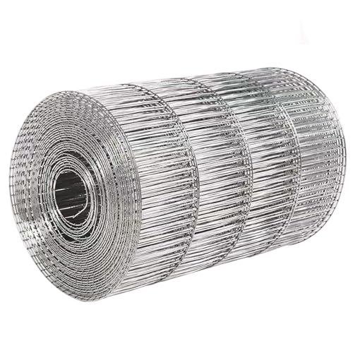 SXEVZOO Geschweißter Maschendrahtzaun, Maschenweite 1'' X 4'', Verzinkte Maschendrahtrolle, Dekorativer Gartenzaun Für Hunde, Hühner, Schweine, Hirsche Und Ziegen(0.8x13m) von SXEVZOO