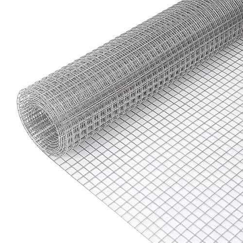 SXEVZOO Maschendraht Drahtgitter Feinmaschig - Loch 12x12mm Edelstahlgeweberolle Leicht Zu Schneiden Hühnerdrahtzaun Für Basteln Und Gartenzäune(0.7x6m) von SXEVZOO