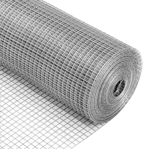 SXEVZOO Nagetier-Drahtgeflecht - 6mm (1/4 Zoll) Drahtgitter Feinmaschig Hühnerdraht Schlangenzaun Hochbeet Pflanzenstützen Geschweißtes Drahtgeflecht(0.7x20m) von SXEVZOO