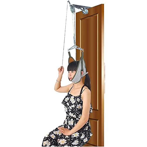 SXHMSAL Over The Door Neck Traction Device Neck Stretcher for Neck Pain Relief, Cervical Traction Kit, Rehabilitationshilfen Für Patienten von SXHMSAL