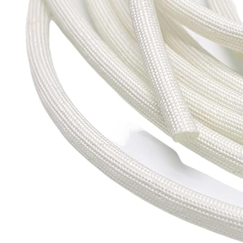Kabelschlauch, 10 m, 1 mm bis 30, temperaturgeflochtener weicher Chemiefaserschlauch, Isolierung, Kabelummantelung, Glasfaserschlauch(5mm) von SXJY
