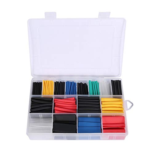 Kabelschlauch, 580-teilig, Schrumpfschlauch-Set, isoliertes Kabelschlauch-Sortiment, elektronisches Kabelschlauch-Set Kabelschlauch, 580-teilig, Schrumpfschlauch-Set, isoliertes Kabelschlauch-Sortiment, elektronisches Kabelschlauch-Set von SXJY