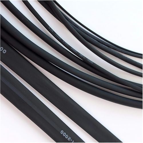 Kabelschlauch, Schrumpfverhältnis 2:1, SCHWARZ, 0,6 mm bis 180, Schrumpfschlauch, Drahtummantelungs-Wickel-Kits(150mm 1Meters) von SXJY
