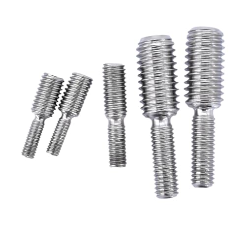 Reduzierschraube mit Außengewinde, M3~M16, doppelseitiger Konverter, Edelstahlschrauben, Kameraadapter, Konvertieren von kopflosen Schrauben mit Außengewinde(M4x6 to M8x10(7pcs)) von SXJY