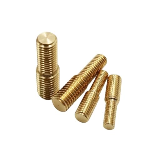 Reduzierschraube mit Außengewinde, M3 M4 M5 M6 M8 M10 M12 Konvertierungsschraube, metrische Doppelend-Konverterschrauben aus Messing for Kameraadapter(M5x10 to M6x10(5pcs) von SXJY
