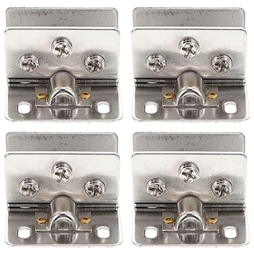 Schrank-Türscharnier mit Softclose, 4-teilige Scharniere, Weinklemme, robuste Zinklegierung, Metall-Tore, Edelstahlschrank (4.5X4.5cm) von SXJY