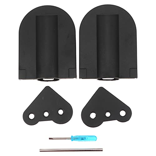 Schranktürscharniere mit sanftem Schließen, 1 Satz Scharniere, winzige Schmuckscharniere, Kosmetikzubehör, Messingbeschläge, Kunststoff-Metalltür, kleiner Schmetterling, weiß(Black) von SXJY