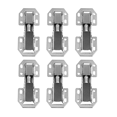 Soft-Close-Schranktürscharniere, 6 Stück, Scharnier, unsichtbar, for die Küche, Soft-Close-Möbelzubehör, Möbelbeschläge, Küchentür, Stahl, Kleiderschrank Soft-Close-Schranktürscharniere, 6 Stück, Scharnier, unsichtbar, for die Küche, Soft-Close-Möbelzubehör, Möbelbeschläge, Küchentür, Stahl, Kleiderschrank von SXJY