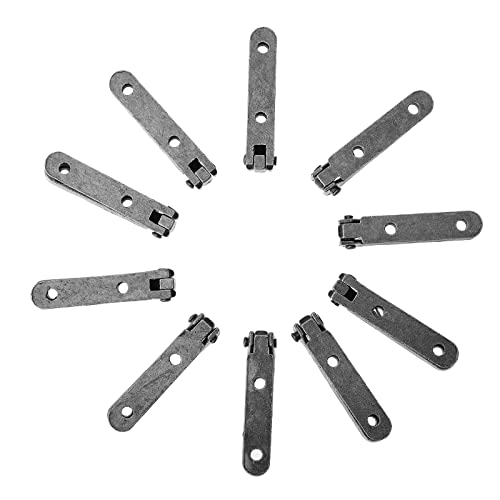 Türscharnier für geräuscharme Schließfächer, 10 Stück kleine Metallscharniere, Stahlschränke, schwarz, Stützschrank, Möbel, Schraube, Flachschuppen, verdichtet aus Zinklegierung Türscharnier für geräuscharme Schließfächer, 10 Stück kleine Metallscharniere, Stahlschränke, schwarz, Stützschrank, Möbel, Schraube, Flachschuppen, verdichtet aus Zinklegierung von SXJY