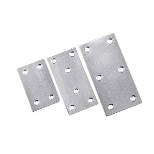 Winkelhalterungen für Holz Edelstahl Eckcode Verbindungsplatte Verbindungscode Flachwinkelcode Befestigungsteile(60mmx38mm) von SXJY