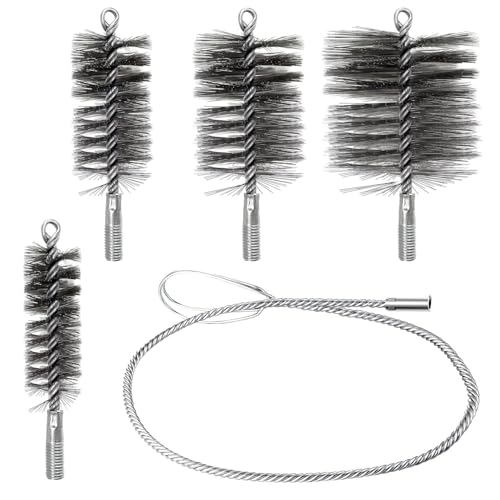 5 Stück Ofenrohrbürste Set, Rohrreinigungsbürste, Schornsteinfeger Bürste, Kaminbesen, Schornsteinbesen, Heizkesselbürste, Kaminbürste, Enthält Bürsten in Den Größen 30mm, 50mm, 80mm und 150mm 5 Stück Ofenrohrbürste Set, Rohrreinigungsbürste, Schornsteinfeger Bürste, Kaminbesen, Schornsteinbesen, Heizkesselbürste, Kaminbürste, Enthält Bürsten in Den Größen 30mm, 50mm, 80mm und 150mm von SXKBYQ