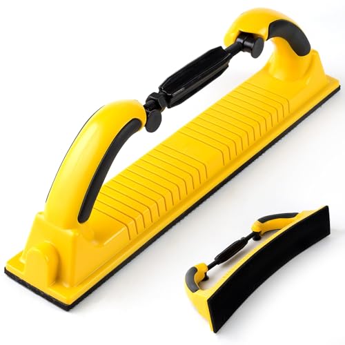 Hochwertiger Handschleifer für Trockenbau, Handschleifblock, Auto und Schleifarbeiten, Schleifbrett, Schleifklotz Auto, Passend für 70x400mm Schleifstreifen, Flexibel, Langlebig und Staubfrei Hochwertiger Handschleifer für Trockenbau, Handschleifblock, Auto und Schleifarbeiten, Schleifbrett, Schleifklotz Auto, Passend für 70x400mm Schleifstreifen, Flexibel, Langlebig und Staubfrei von SXKBYQ