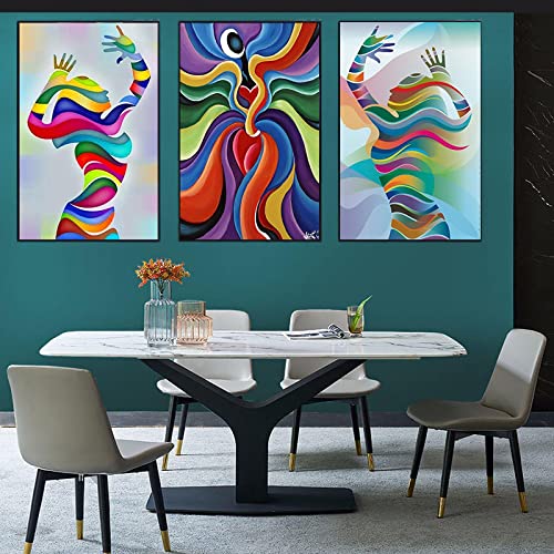 SXKJ Abstrakte Frauen Wandkunst Malerei Mädchen Tanzen Leinwand Poster Drucken Wandbild für Wohnzimmer Büro Home Hotel Decor 30x45cmx3 Rahmenlos SXKJ Abstrakte Frauen Wandkunst Malerei Mädchen Tanzen Leinwand Poster Drucken Wandbild für Wohnzimmer Büro Home Hotel Decor 30x45cmx3 Rahmenlos von SXKJ