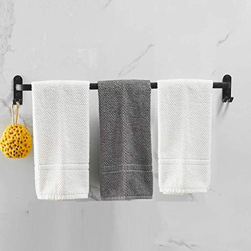 Handtuchhalter, Space Aluminium Badezimmer Wandmontage Handtuchhalter, Handtuchständer mit Haken, Langlebig, einlagig Handtuchhalter, Space Aluminium Badezimmer Wandmontage Handtuchhalter, Handtuchständer mit Haken, Langlebig, einlagig von SXKJ