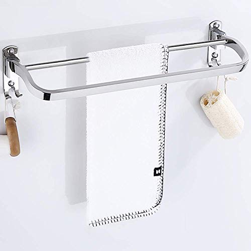 Handtuchhalter Stark haftender Handtuchhalter, verchromter Handtuchhalter aus Weichstahl zur Wandmontage und zusätzliche Stangen, faltbar mit Haken/Silber/60 cm Handtuchhalter Stark haftender Handtuchhalter, verchromter Handtuchhalter aus Weichstahl zur Wandmontage und zusätzliche Stangen, faltbar mit Haken/Silber/60 cm von SXKJ