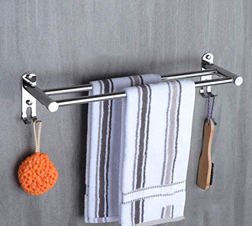 SXKJ Handtuchhalter Handtuchhalter, Handtuchregal, Handtuchstange, Verstellbar mit Haken, An der Wand montierter, einziehbarer Handtuchhalter aus Edelstahl, im Badezimmer oder in der Kü SXKJ Handtuchhalter Handtuchhalter, Handtuchregal, Handtuchstange, Verstellbar mit Haken, An der Wand montierter, einziehbarer Handtuchhalter aus Edelstahl, im Badezimmer oder in der Kü von SXKJ