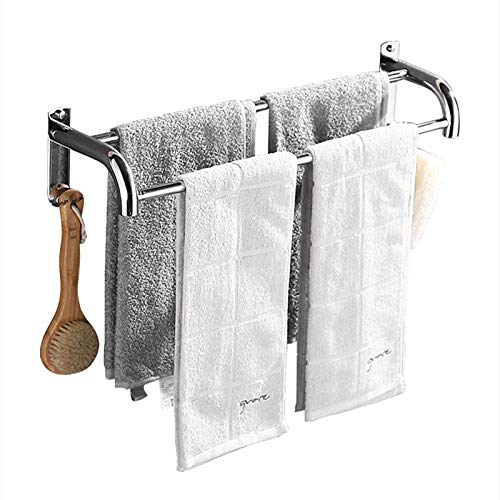 SXKJ Handtuchhalter Handtuchhalter, Wandmontierter Handtuchhalter, 1-stufiger 2-stufiger Badetuchhalter, Handtuchhalter aus Edelstahl, für Küche, Badezimmer, Toilette, Büro-C-70Cm,C-60C SXKJ Handtuchhalter Handtuchhalter, Wandmontierter Handtuchhalter, 1-stufiger 2-stufiger Badetuchhalter, Handtuchhalter aus Edelstahl, für Küche, Badezimmer, Toilette, Büro-C-70Cm,C-60C von SXKJ