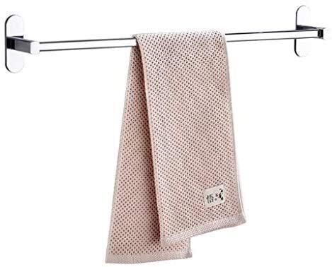 SXKJ Handtuchhalter Handtuchhalter Regal, Modernes Verchromtes Wandmontiertes Badezimmerhalter-Lagerregal Ohne Bohren, 50 cm * 45 cm von SXKJ