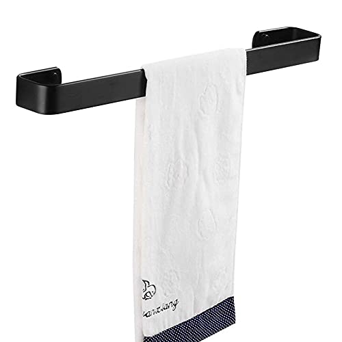 SXKJ Handtuchregal Schwarzer Handtuchhalter Einzelhandtuchhalter Ohne Bohren Wandmontage Selbstklebend für Toilette Badezimmer-60cm SXKJ Handtuchregal Schwarzer Handtuchhalter Einzelhandtuchhalter Ohne Bohren Wandmontage Selbstklebend für Toilette Badezimmer-60cm von SXKJ
