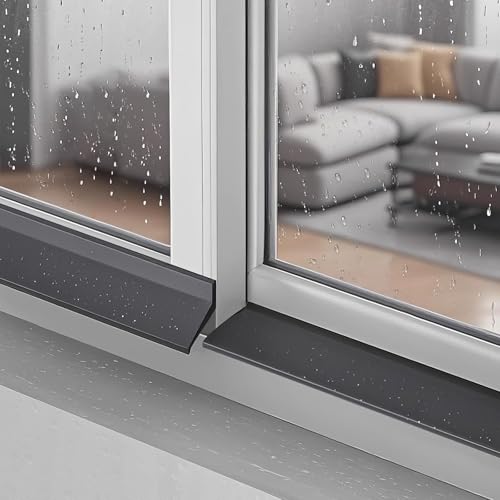 Fenster-Regenschutz Selbstklebend,Fenster-Dichtungsgummi Schwarz,verhindert Das Eindringen Von Regen Bei Schiebe- Und Flügelfenstern Und Autos von SXKJQER