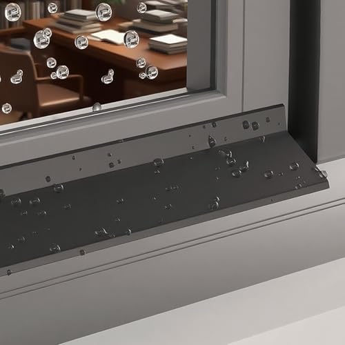 Fenstergummi-Dichtleiste Wasserdichte Fensterabdichtung Selbstklebend Verhindert Effektiv Regenrückstau An Schiebefenstern Balkontüren - Starke Klebebeschichtung von SXKJQER