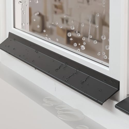 Selbstklebende Gummi Regenschutzleiste Für Fenster Und Türen, Langlebig Und Wetterfest Abdichtung Gegen Regenrückstau Speziell Für Schiebefenster & Autotüren von SXKJQER
