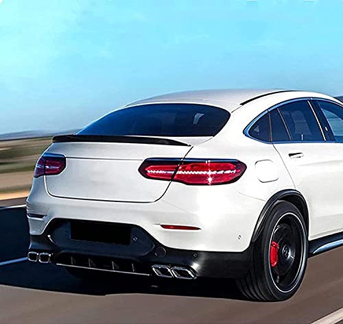 ABS Black Heckspoiler HeckflüGellippe FüR Mercedes Be nz GLC/GLE Coupe 2016-2020, Kofferraumdeckel Spoiler Lip Wing Tail Bumper Heckklappe Body Kits Windschutzscheibe Auto Mods ZubehöR (Schwarz) von SXLLKI