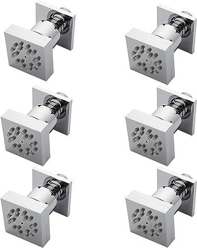 6 Pcs Seitenbrausen Dusche 2 Zoll Massagedüse Messing Multifunktion Seitenbrause Brause Einstellbar Seitenbrause Dusche Wandbrause Wanddüse Regenbrause Shower Dusche Jet,Chrome 6 Pcs Seitenbrausen Dusche 2 Zoll Massagedüse Messing Multifunktion Seitenbrause Brause Einstellbar Seitenbrause Dusche Wandbrause Wanddüse Regenbrause Shower Dusche Jet,Chrome von SXLSZ