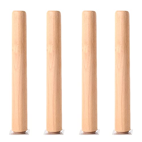 Möbelbeine aus massivem Eichenholz, 4er-Set mit M8-Gewinde, konisches Design, als Ersatz für Sofa-, Tisch- und Stuhlfüße, 10 cm, rechtwinklig Möbelbeine aus massivem Eichenholz, 4er-Set mit M8-Gewinde, konisches Design, als Ersatz für Sofa-, Tisch- und Stuhlfüße, 10 cm, rechtwinklig von SXNFSX